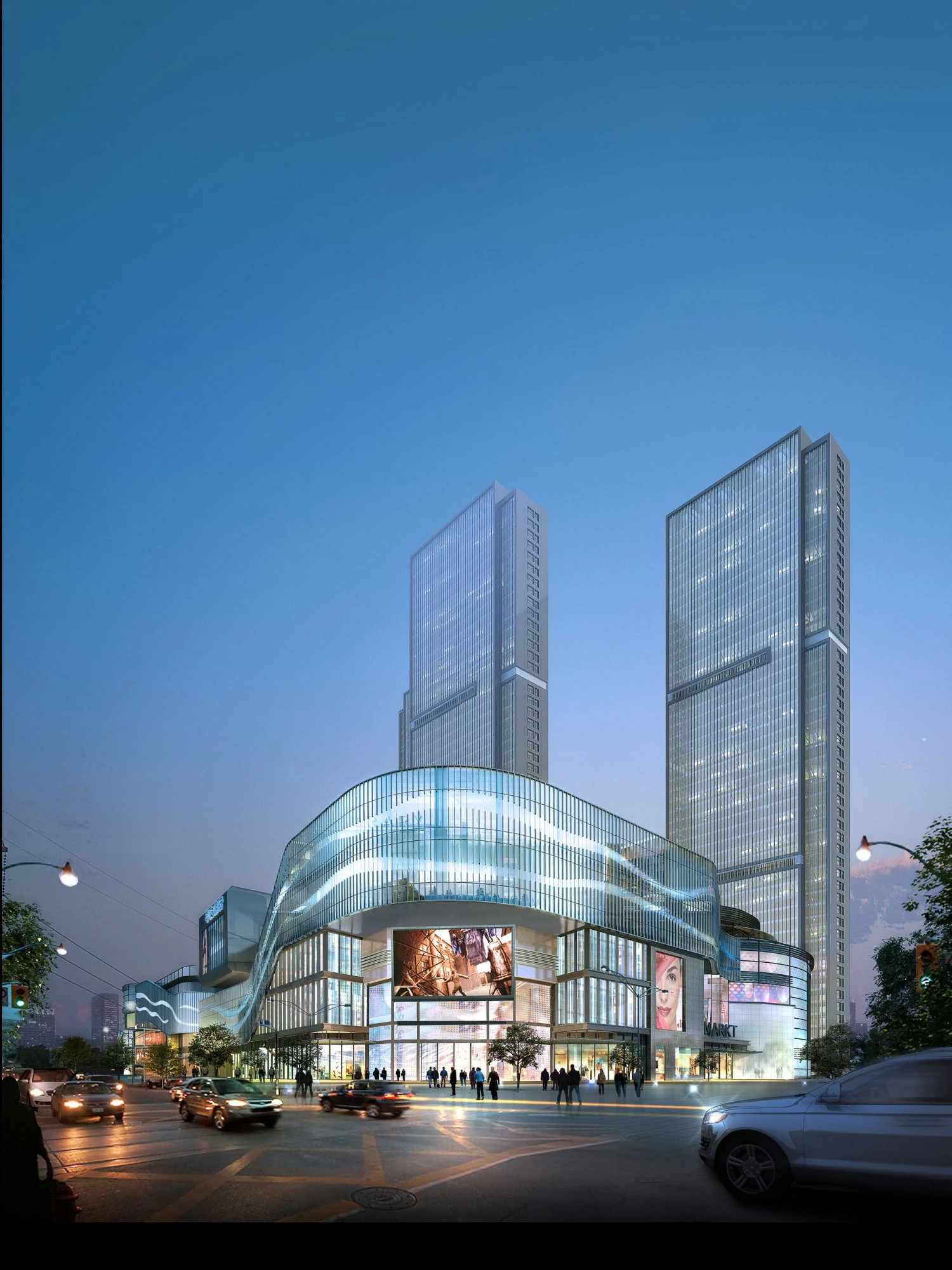 skyscraper business center 117 3D Model .c4d .max .obj .3ds .fbx .stl .blend