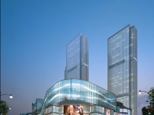 Wolkenkratzer-Businesscenter 117 3D Modell