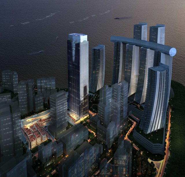 skyscraper business center 122 Modèle 3D .c4d .max .obj .3ds .fbx .stl .blend 