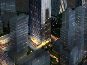 skyscraper business center 122 Modèle 3D