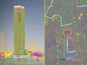 skyscraper business center 122 3D Model