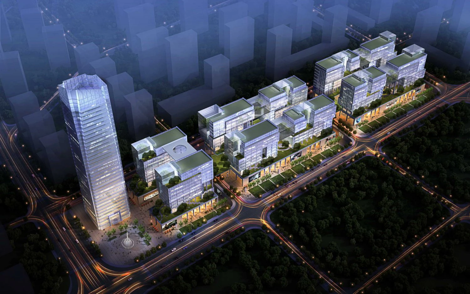 skyscraper business center 125 3D Model .c4d .max .obj .3ds .fbx .stl .blend 