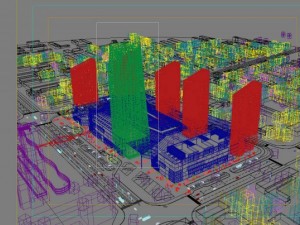 skyscraper business center 128 Modelo 3D