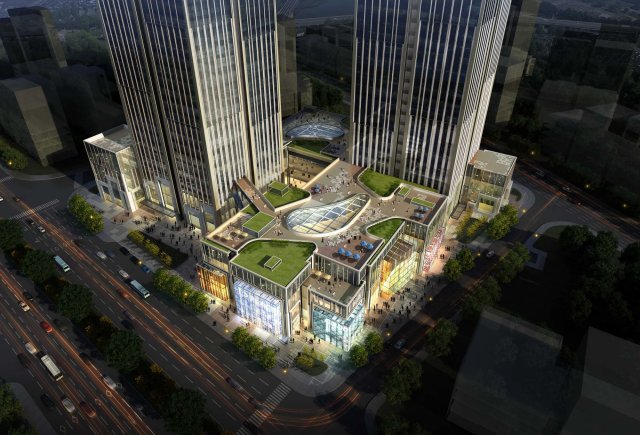 skyscraper business center 131 3D Модель .c4d .max .obj .3ds .fbx .stl .blend 