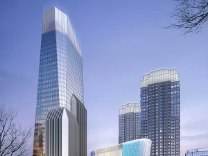 गगनचुंबी इमारत व्यापार केंद्र 132 3D मॉडल