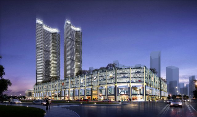 skyscraper business center 135 3D मॉडल .c4d .max .obj .3ds .fbx .stl .blend 
