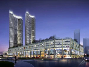 pusat bisnis gedung pencakar langit 135 Model 3D