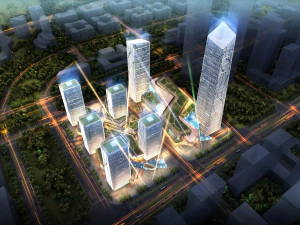 centro de negócios de arranha-céu 138 Modelo 3D