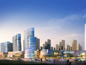 Wolkenkratzer-Businesscenter 140 3D Modell