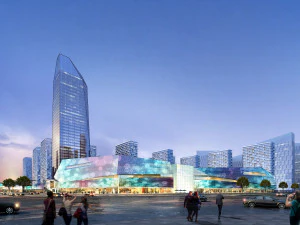 centro affari grattacielo 150 Modello 3D