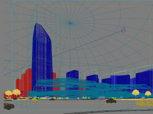 skyscraper business center 150 3Dモデル
