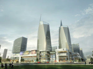 skyscraper business center 151 3D Model