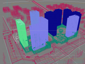 skyscraper business center 154 Modello 3D