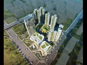 skyscraper business center 155 Model 3D