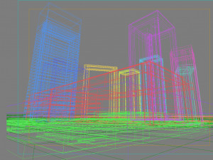 skyscraper business center 155 Model 3D