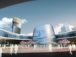 skyscraper business center 156 Modello 3D