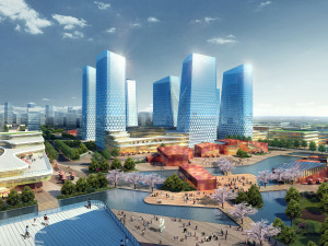 skyscraper business center 156 Modello 3D