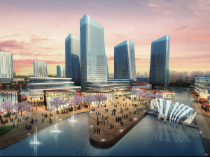 skyscraper business center 156 Modello 3D