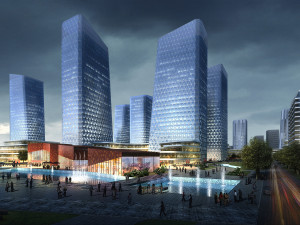 skyscraper business center 156 Modello 3D