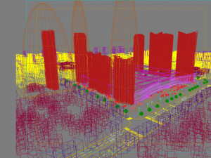 skyscraper business center 157 Modello 3D