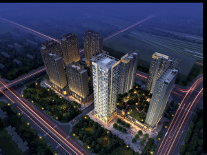 skyscraper business center 160 3D Model