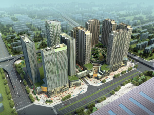 skyscraper business center 160 3D Model