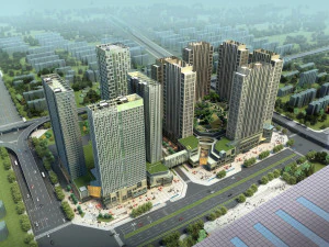 skyscraper business center 160 3D Model