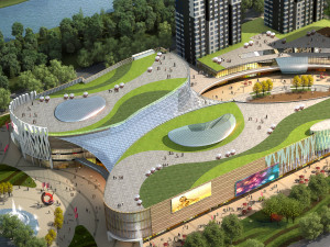 city shopping mall 102 3D Модель