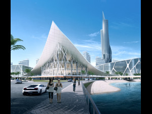 city shopping mall 103 3D Model