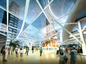 city shopping mall 103 3D Model