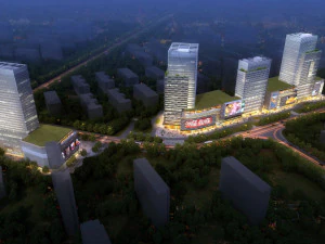 centro commerciale cittadino 104 Modello 3D