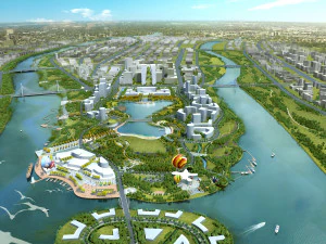 miejskie centrum handlowe 105 Model 3D