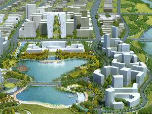 city shopping mall 105 Modelo 3D
