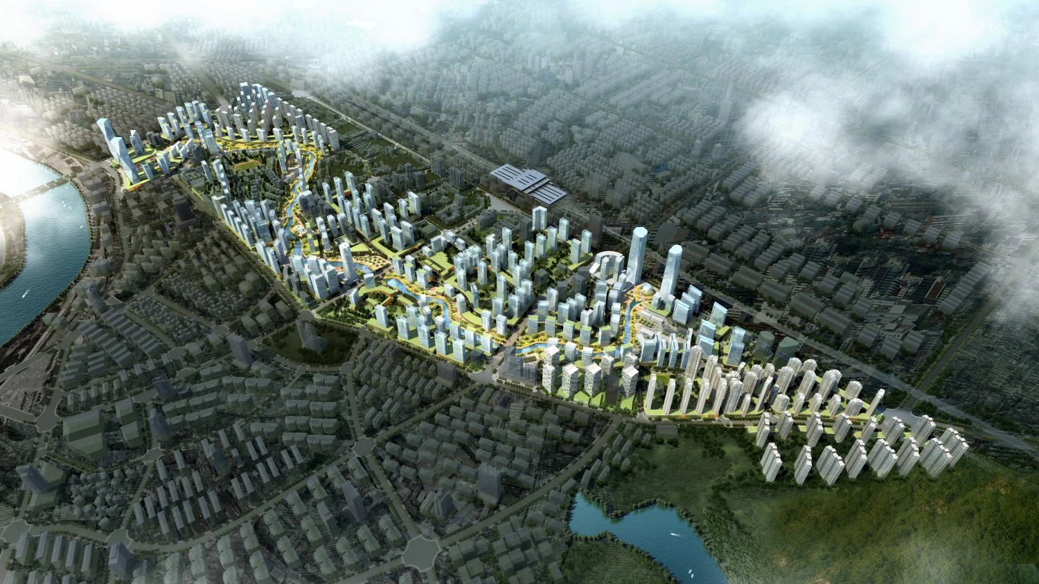 city planning 071 3D Model .c4d .max .obj .3ds .fbx .stl .blend 