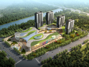 city shopping mall 102 3D Model
