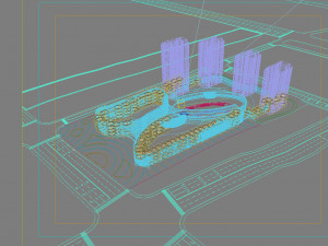 city shopping mall 102 3Dモデル