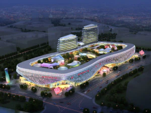 city shopping mall 106 3D Model