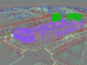 city shopping mall 106 3D Model