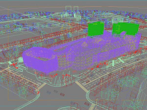 city shopping mall 106 3D Model