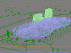 city shopping mall 106 3D Model