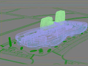 city shopping mall 106 3D Model