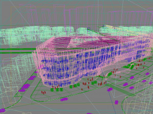 city shopping mall 107 3D Model