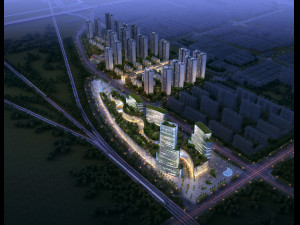 city shopping mall 111 3D Model