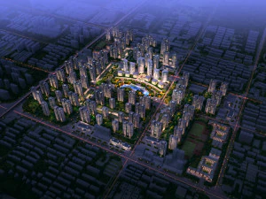 city shopping mall 111 3D Model