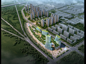 city shopping mall 111 3D Model
