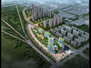 city shopping mall 111 3D Model