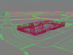 city shopping mall 110 3D Model