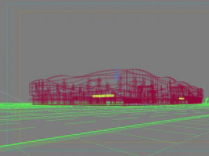 city shopping mall 110 3D Model