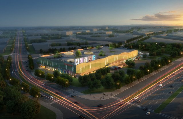 city shopping mall 110 3D 모델 .c4d .max .obj .3ds .fbx .stl .blend 