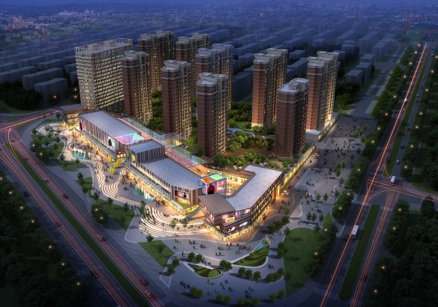 city shopping mall 115 3D Model .c4d .max .obj .3ds .fbx .stl .blend